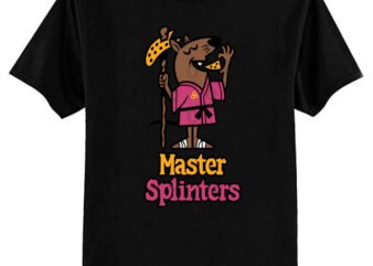 Master Splinters Pizza T-Shirt