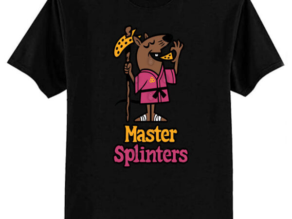 Master splinters pizza t-shirt