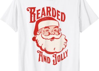 Men Apparel T-Shirt, rearded and jolly