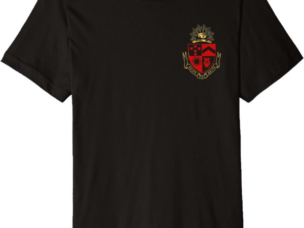 Mens delt crest premium t-shirt