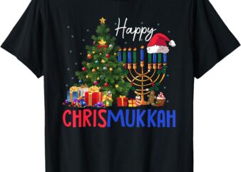 Merry Chrismukkah Happy Christmas Hanukkah T-Shirt