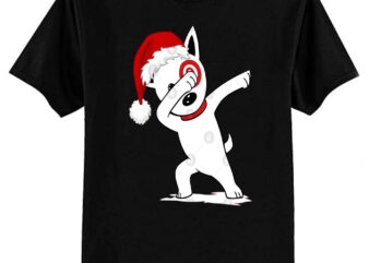 Merry Christmas Bullseye Dog Team Member T-Shirt