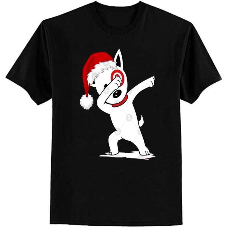 Merry Christmas Bullseye Dog Team Member T-Shirt