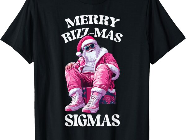 Merry rizzmas sigmas santa rizzler youth kids teen t-shirt