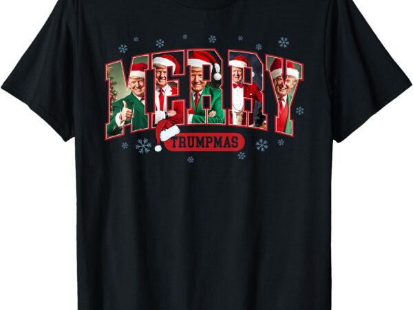 Merry trumpmas santa trump christmas pajamas funny t-shirt