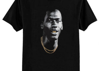 Michael Jordan Gold Grill T-Shirt