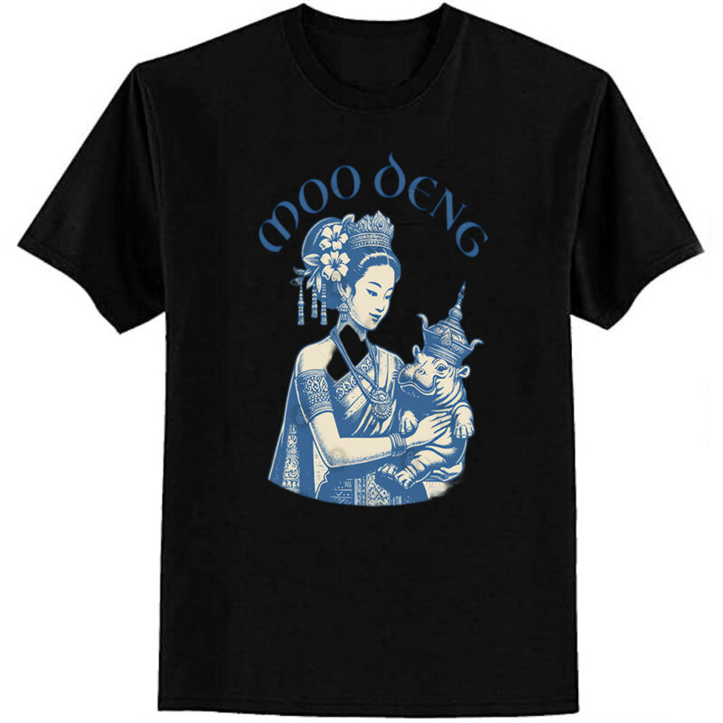 Moo Deng Retro T-Shirt