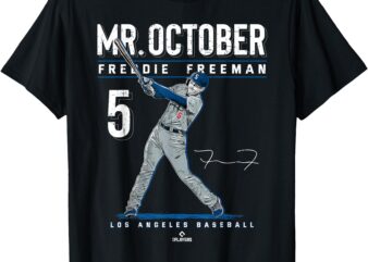 Mr. October Freddie Freeman Los Angeles Baseball MLBPA T-Shirt