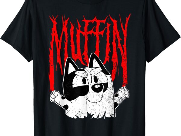 Muffin metal tan blue heeler muffin emotions grunge t-shirt