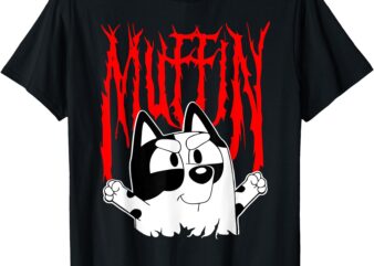 Muffin Metal Tan Blue Heeler Muffin Emotions T-Shirt