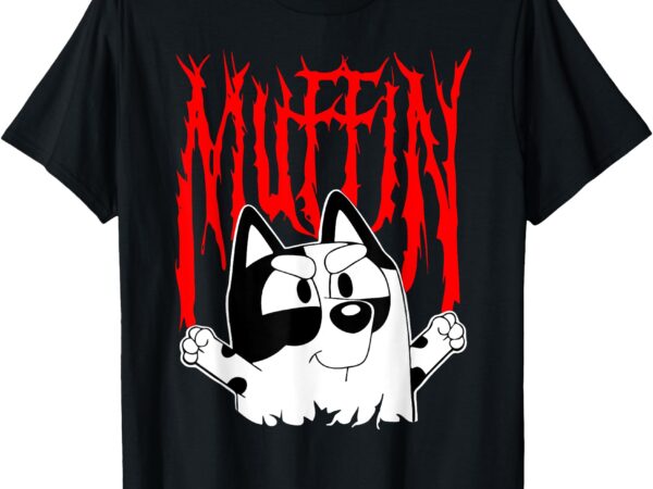 Muffin metal tan blue heeler muffin emotions t-shirt