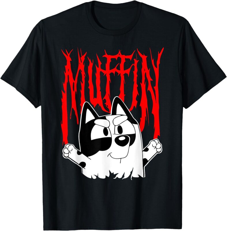 Muffin Metal Tan Blue Heeler Muffin Emotions T-Shirt