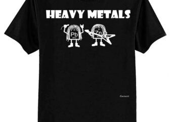 Heavy metals, heavy metals rock, chemist periodic table Essential T-Shirt