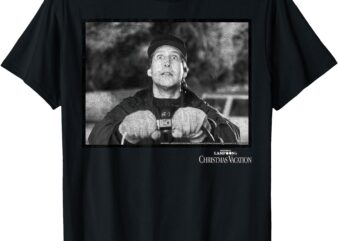 National Lampoon’s Christmas Vacation Clark Black & White,Short Sleeve T-Shirt