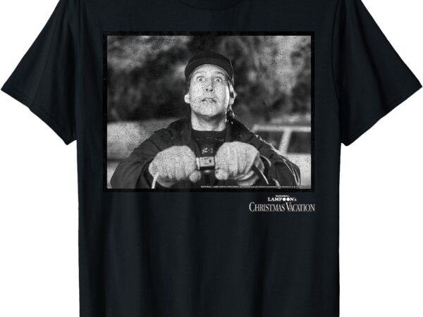 National lampoon’s christmas vacation clark black & white,short sleeve t-shirt