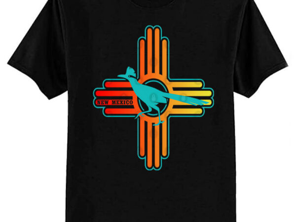 New mexico zia with roadrunner t-shirt