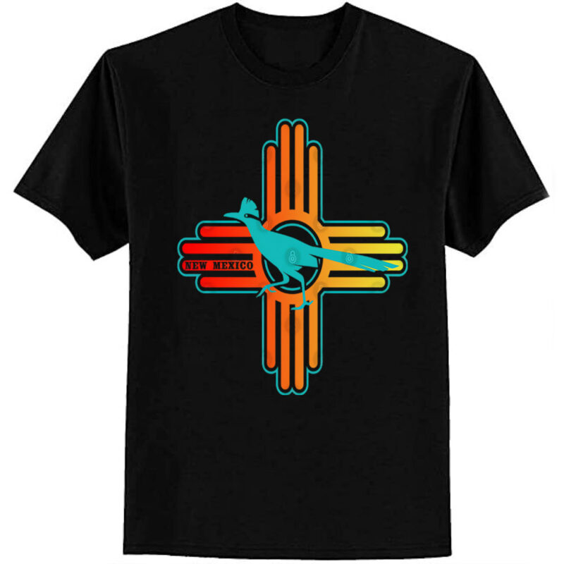 New Mexico Zia with Roadrunner T-Shirt