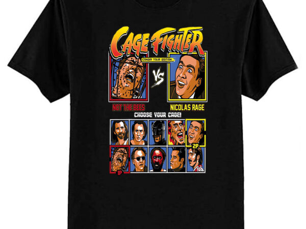 Nicolas cage fighter – conair tour edition t-shirt