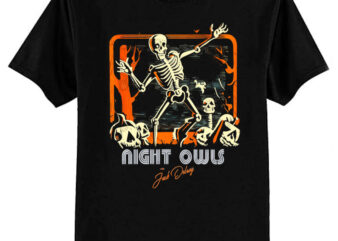 Night Owls With Jack Delroy Halloween Station Break T-Shirt