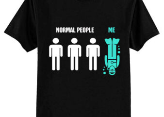 Normal People, Me Funny Scuba Diving Design Essential T-Shirt