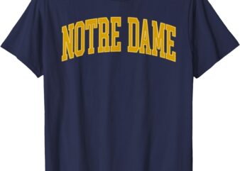 Notre Dame IN Retro T-Shirts & Tees T-Shirt