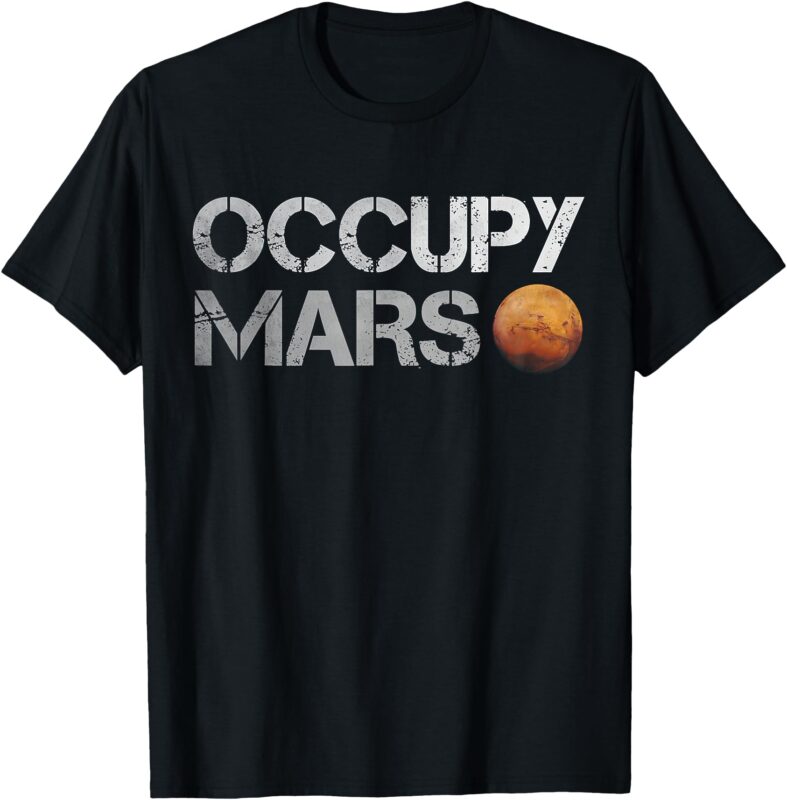 Occupy Mars Astronomy Space Explorer T-Shirt