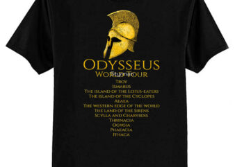 Odysseus World Tour – Ancient Greek Mythology Essential T-Shirt