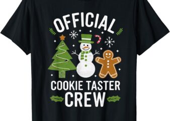 Official Christmas Cookie Tester Taster Baking Crew Toddler T-Shirt