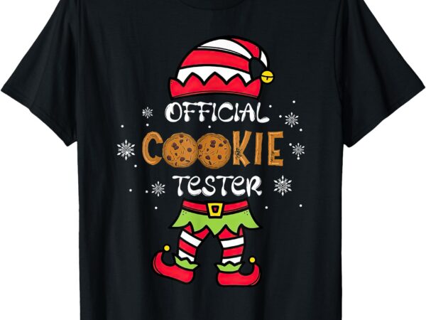 Official cookie tester shirt funny family christmas pajamas t-shirt