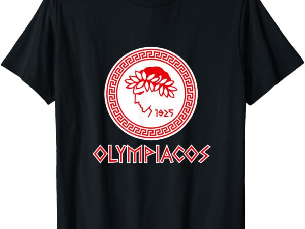 Olympiacos greek patterns t-shirt