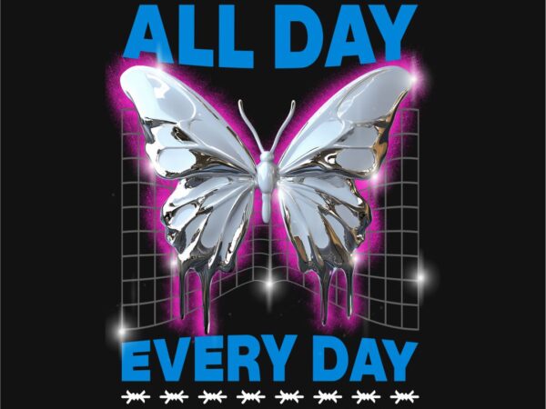 All day, everyday streetwear style t-shirt design png