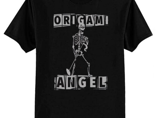 Origami angel music t-shirt