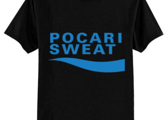 POCARI SWEAT Blue Essential T-Shirt