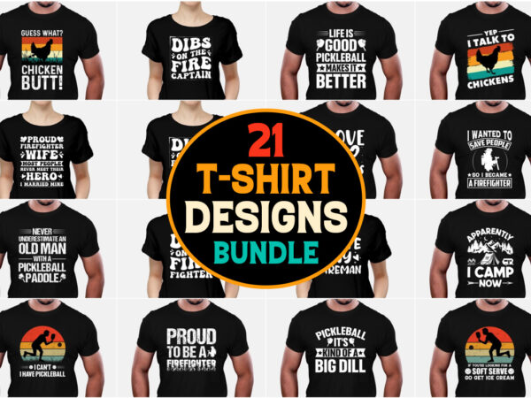 Pod best selling t-shirt design bundle