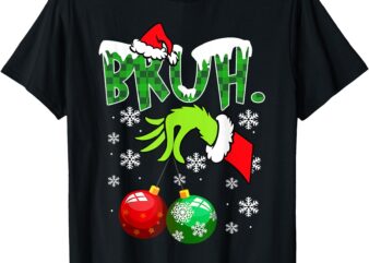 Bruh Christmas Pajamas T-Shirt