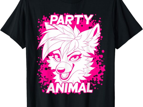 Party animal wingedwolf94 t-shirt