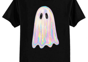 Pastel Glitter Ghost T-Shirt