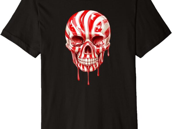 Peppermint skull premium t-shirt