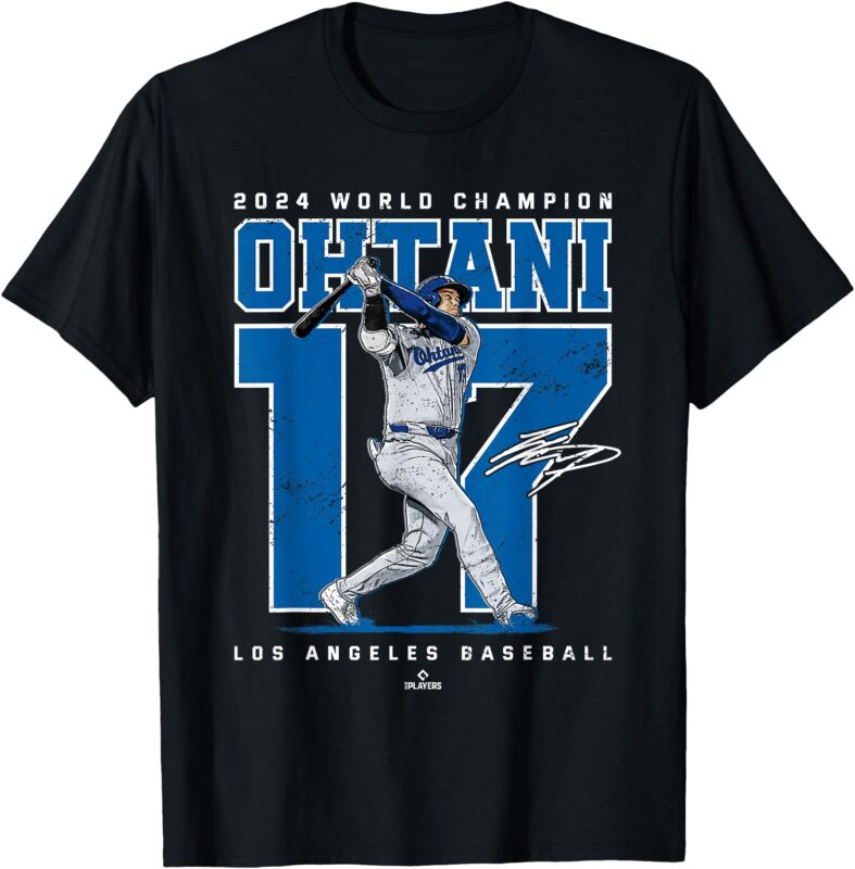 Player Number 2024 World Champion Shohei Ohtani MLBPA T-Shirt