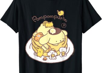 Pompompurin Pancake Friends Tee Shirt T-Shirt