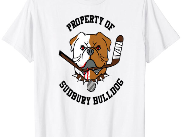 Property of sudbury bulldog t-shirt