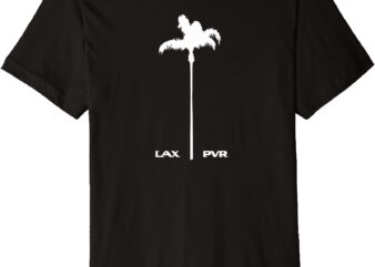 Puerto Vallarta Mexico Vintage Palm Travel Gift Design Tee Premium T-Shirt