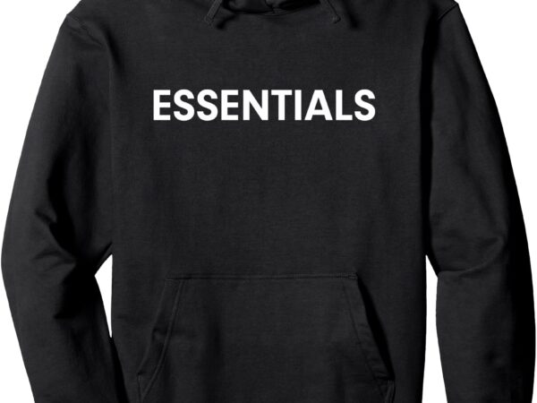 Essentials pullover hoodie vector clipart