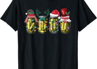 Retro Canned Pickles Christmas Light, Homemade Pickle Jar T-Shirt