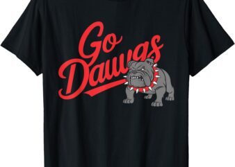 Retro Go Dawgs Funny Bulldog Vintage Classic T-Shirt