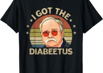 Retro I Got The Diabeetus Funny Diabetes Type 1 2 Awareness T-Shirt