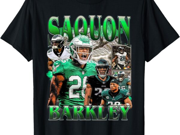 Retro saquon eagles vintage barkley design 90s graphic tee t-shirt