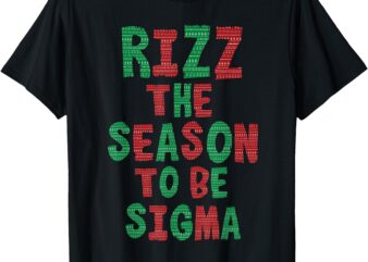 Rizz The Season – Funny Gen Alpha Slang Christmas Teacher T-Shirt