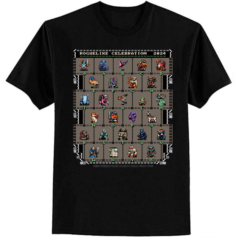 Roguelike Celebration 2024 (Background) Long T-Shirt