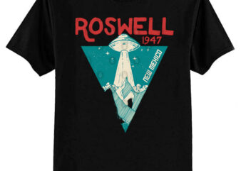 Roswell new mexico 1947 ufo beam flying saucer abduction T-Shirt